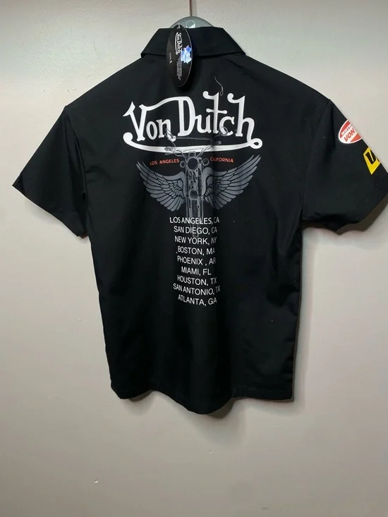 NTW Von Dutch Button Down Graphic - Picture 5 of 5